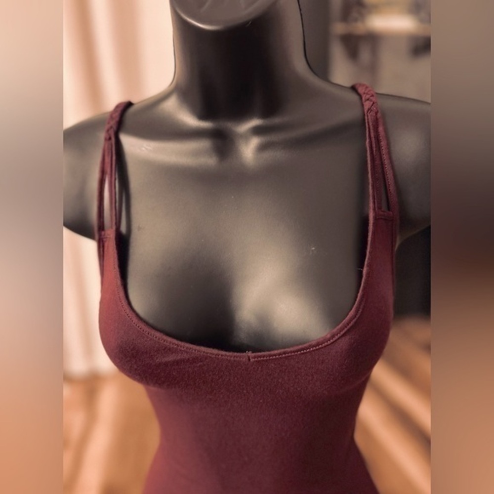 American Eagle Outfitters, soft and sexy tank top in maroon, size Medium